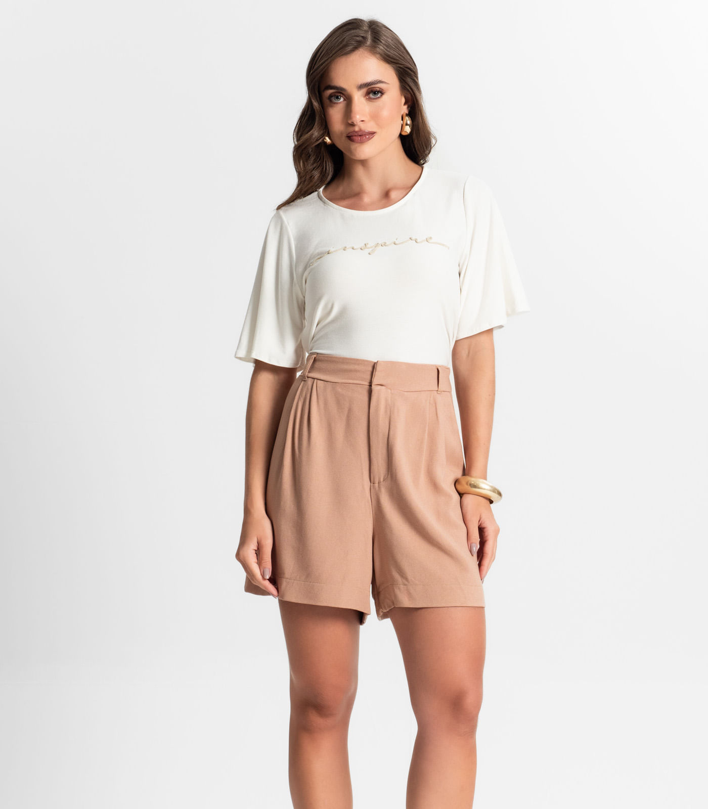 Miniatura Bermuda Feminina Endless Marrom G