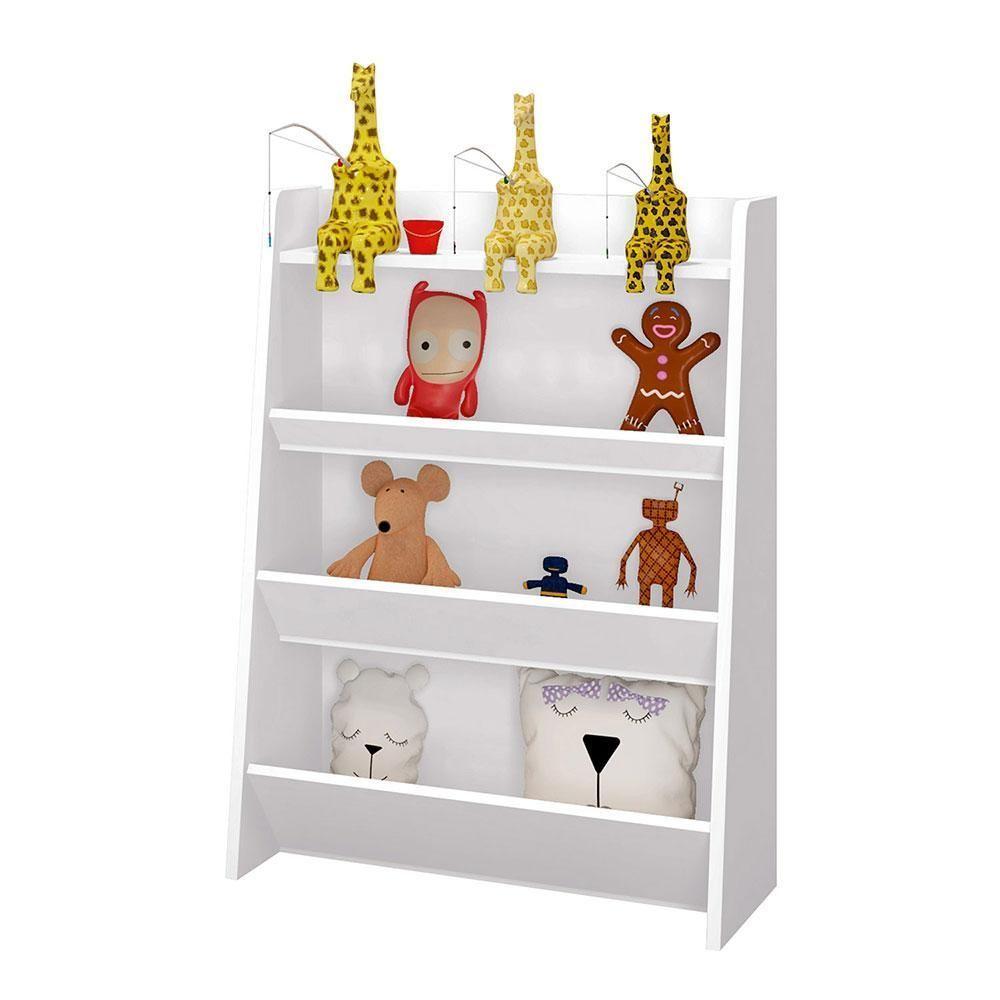 Porta Brinquedos Organizador Barcelona Branco