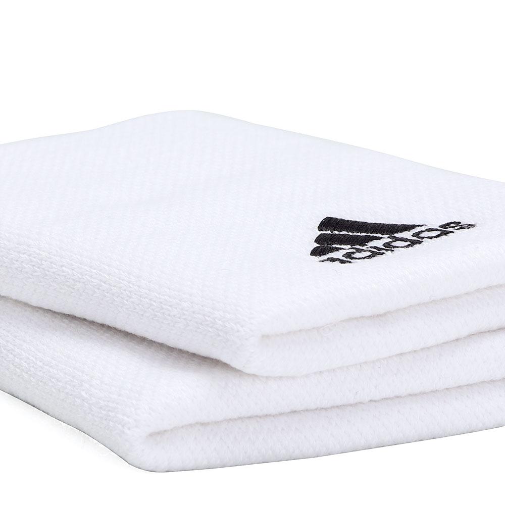 Miniatura Munhequeira Adidas Longa com 02 Unidades Branca