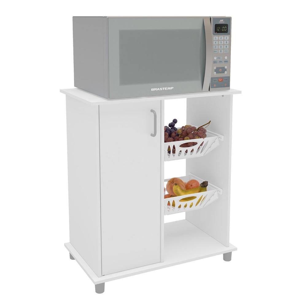 Miniatura Fruteira 1 Porta 2 Cestos Cuiabá Politorno Branco