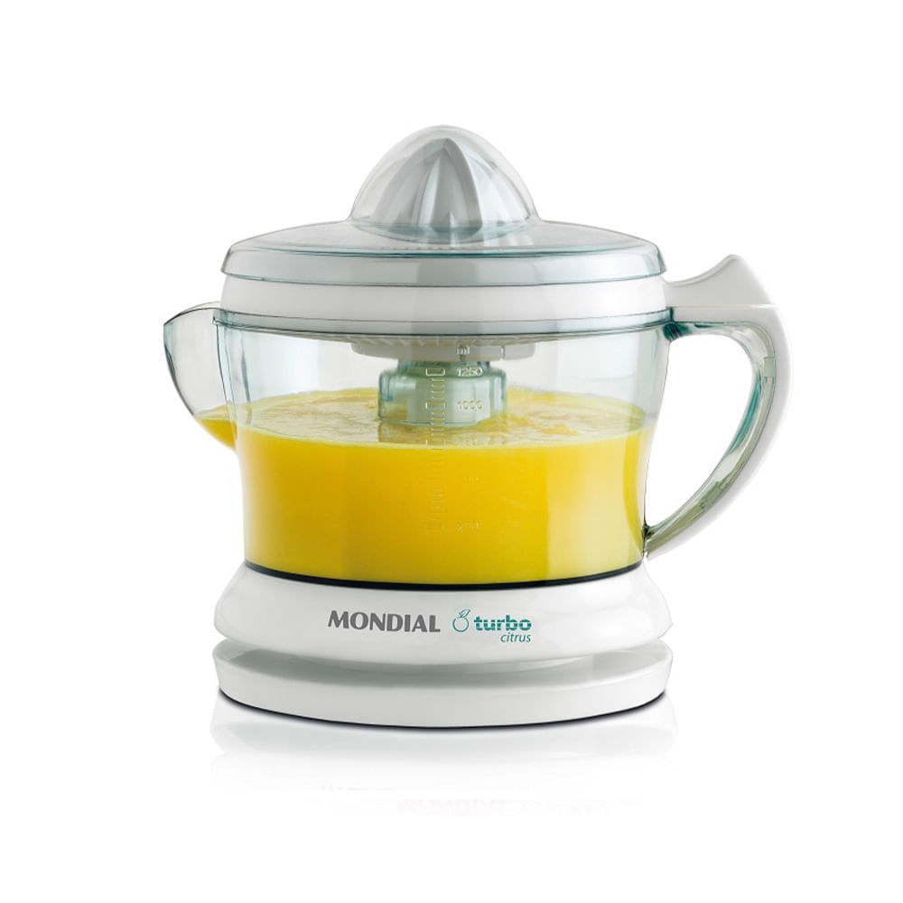 Miniatura Espremedor Mondial Turbo Citrus E-01 ESPREMEDOR-127V-BRANCO/VERDE
