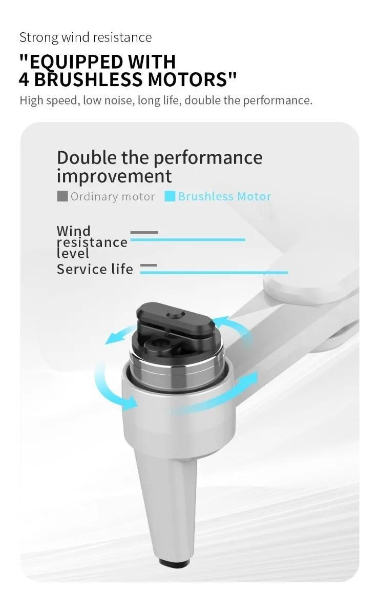 Miniatura Drone L900 Pro Câmera Dupla 4k Gps Motor Brushless 5g Wi-fi