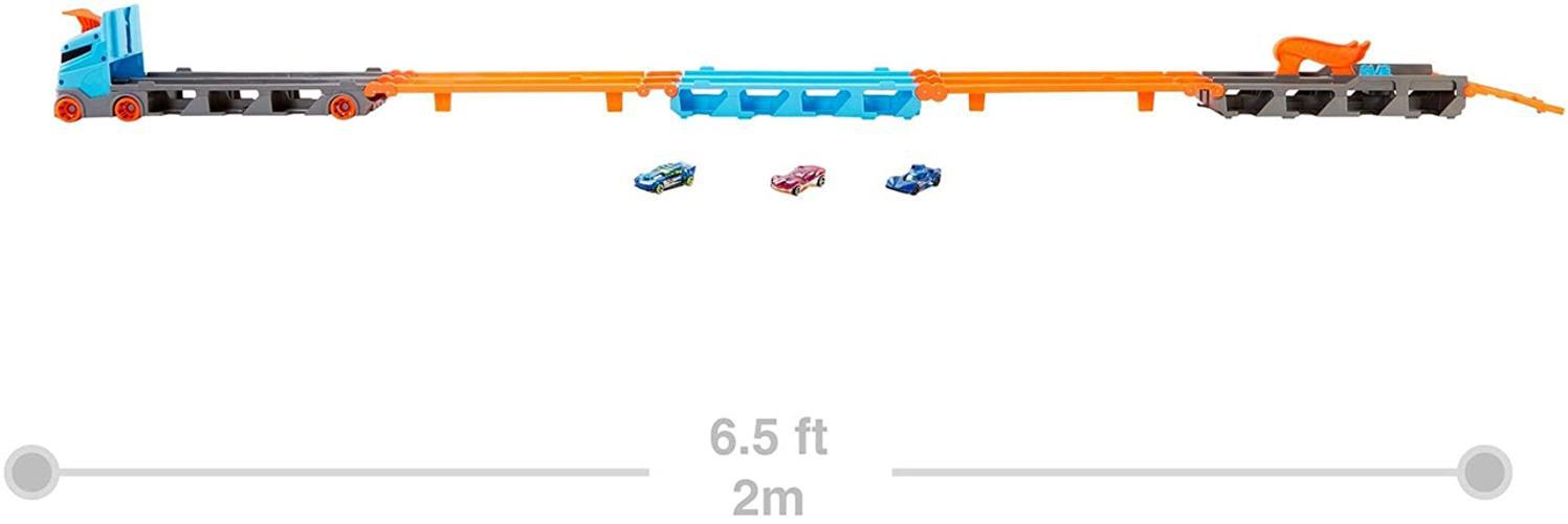 Hot Wheels Caminhão Pista Com Carrinhos - Mattel Gvg37