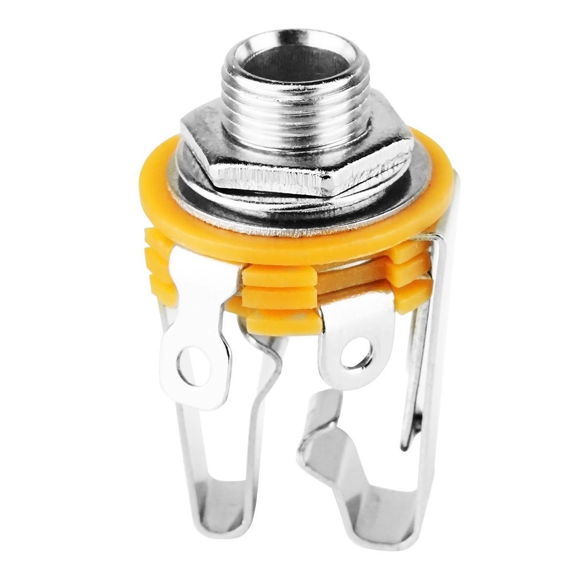 Miniatura Conector Jack P10 Estéreo Aberto Para Painel E Instrumentos