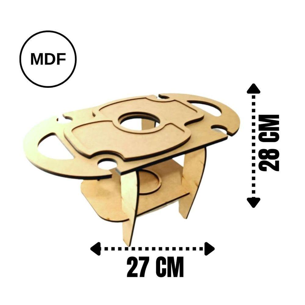 Miniatura Mini Adega Mdf Para 1 Garrafas
