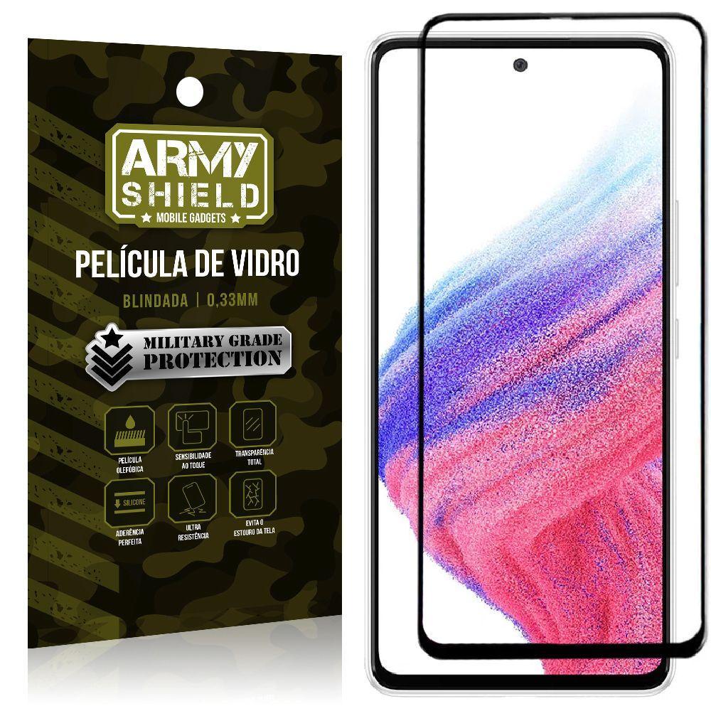 Miniatura Película De Vidro Samsung A53 Cobre Toda Tela - Army