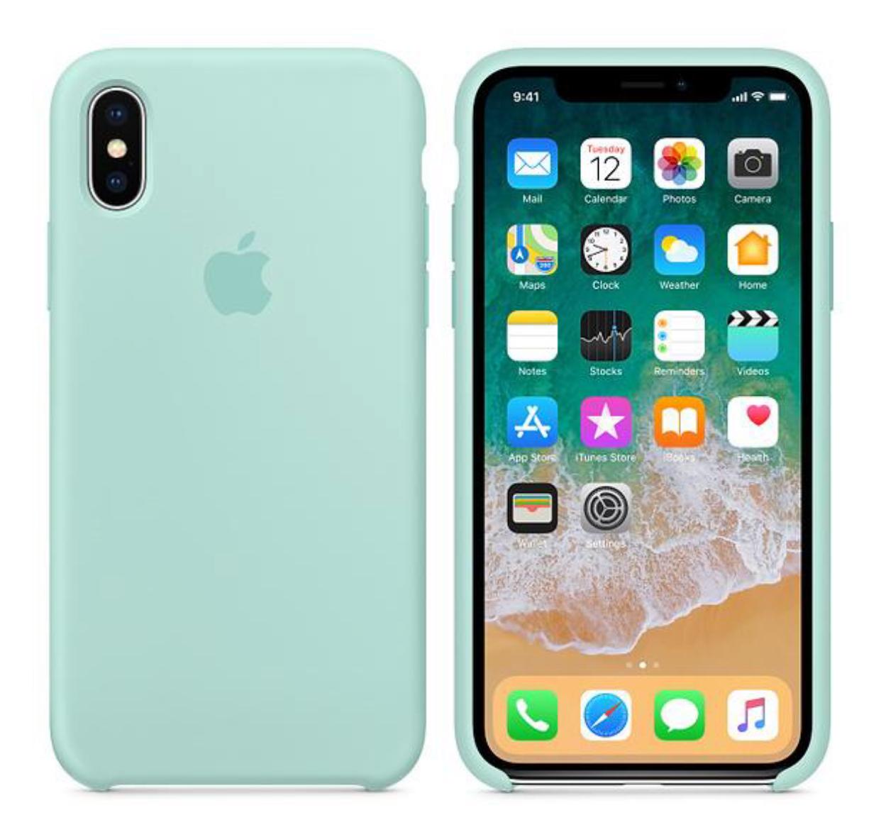 Miniatura Capinha Case Iphone X - Verde Água