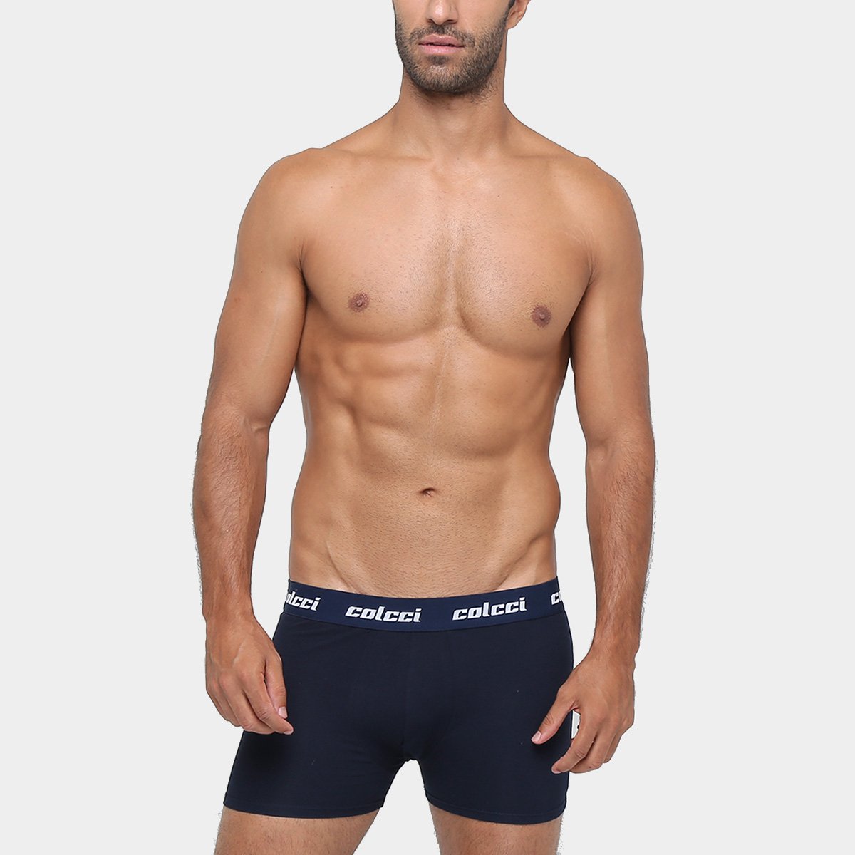 Miniatura Kit de Cuecas Boxer Colcci C/2 Branco+Marinho - P