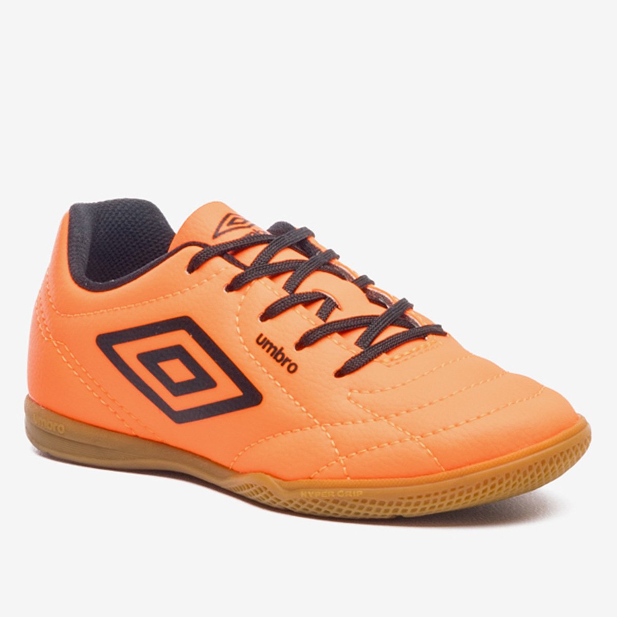 Miniatura Chuteira Infantil Futsal Umbro Class Footballer Laranja+Preto - 28