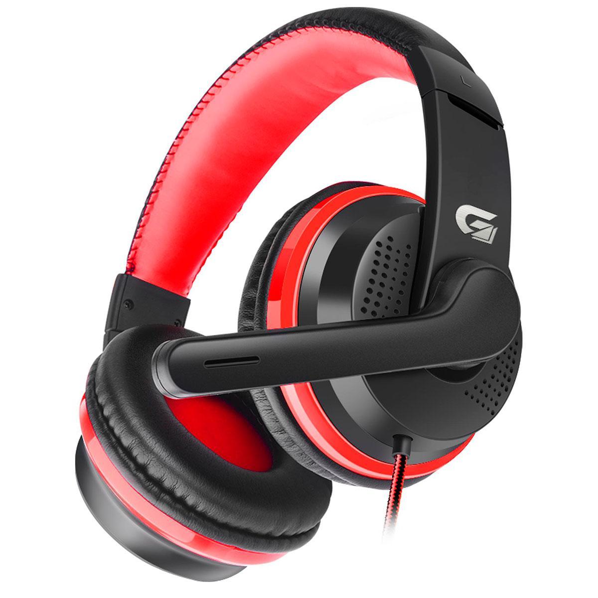 Headset Gamer Fortrek Spider Black, P3 + Adaptador P2,