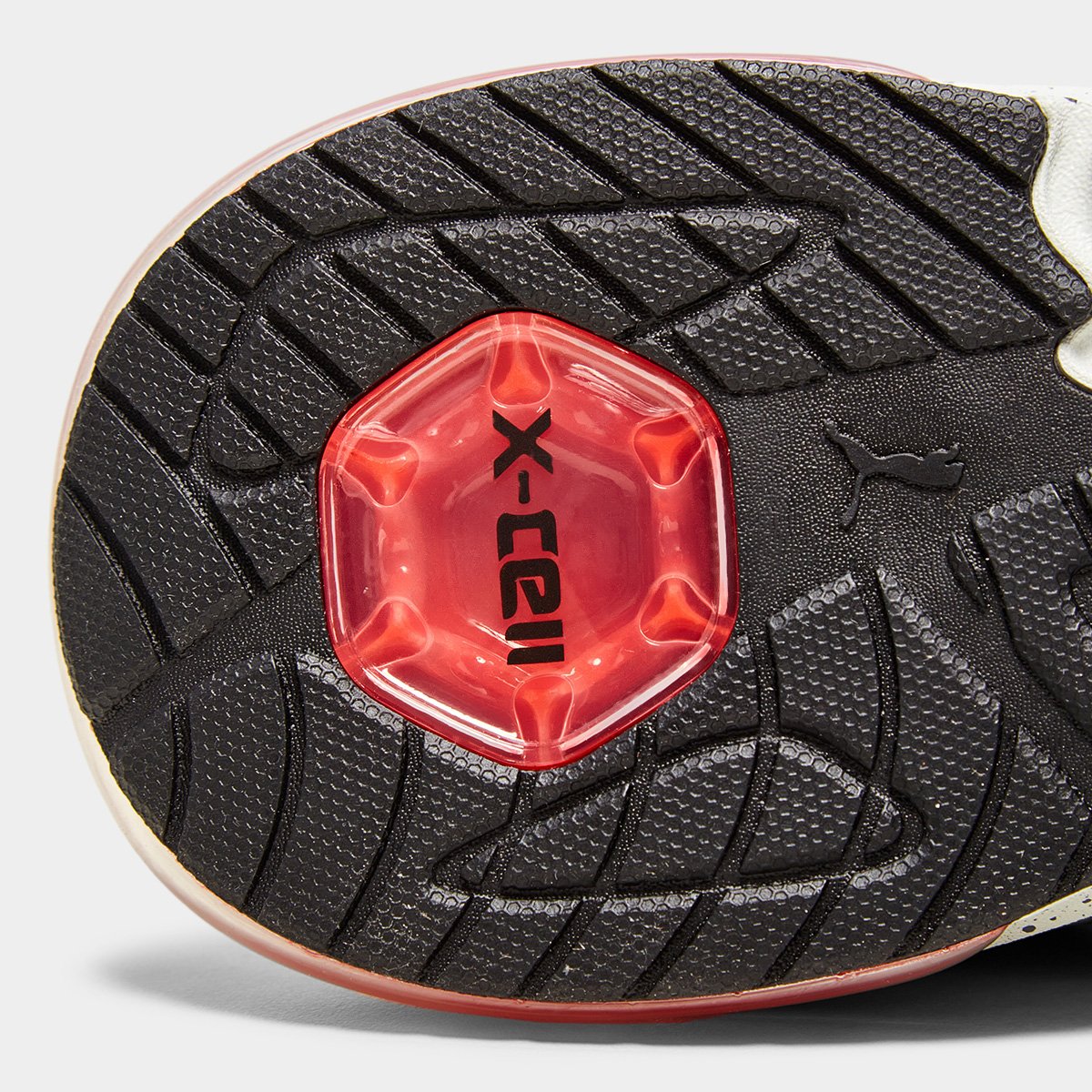 Tênis Puma X-Cell Lightspeed Masculino Cinza+Vermelho - 37