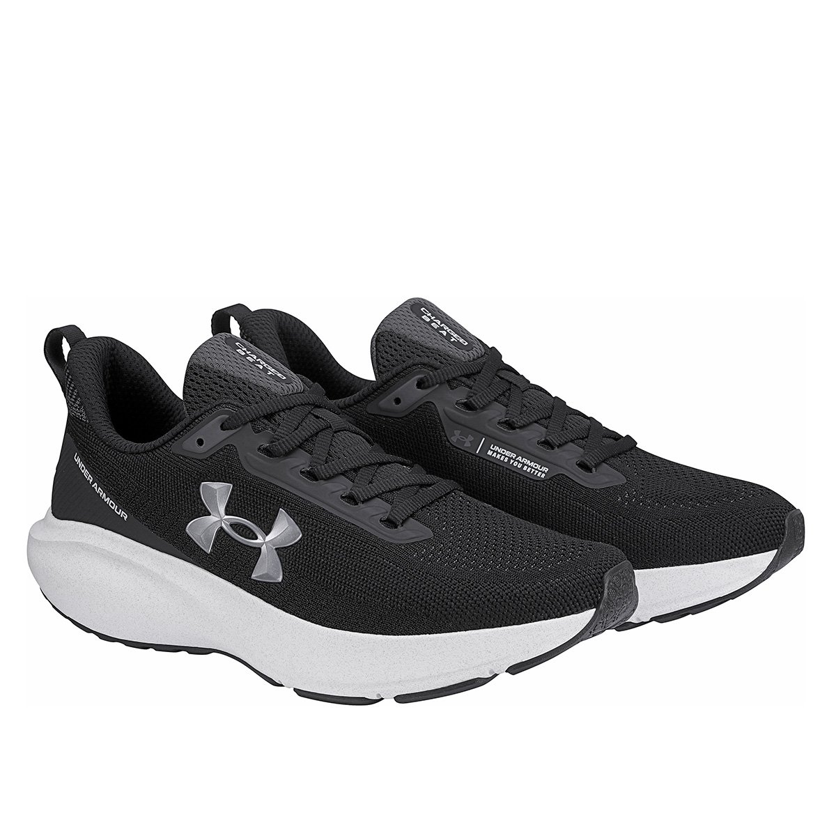 Miniatura Tênis Under Armour Charged Beat Masculino Preto+Cinza - 34