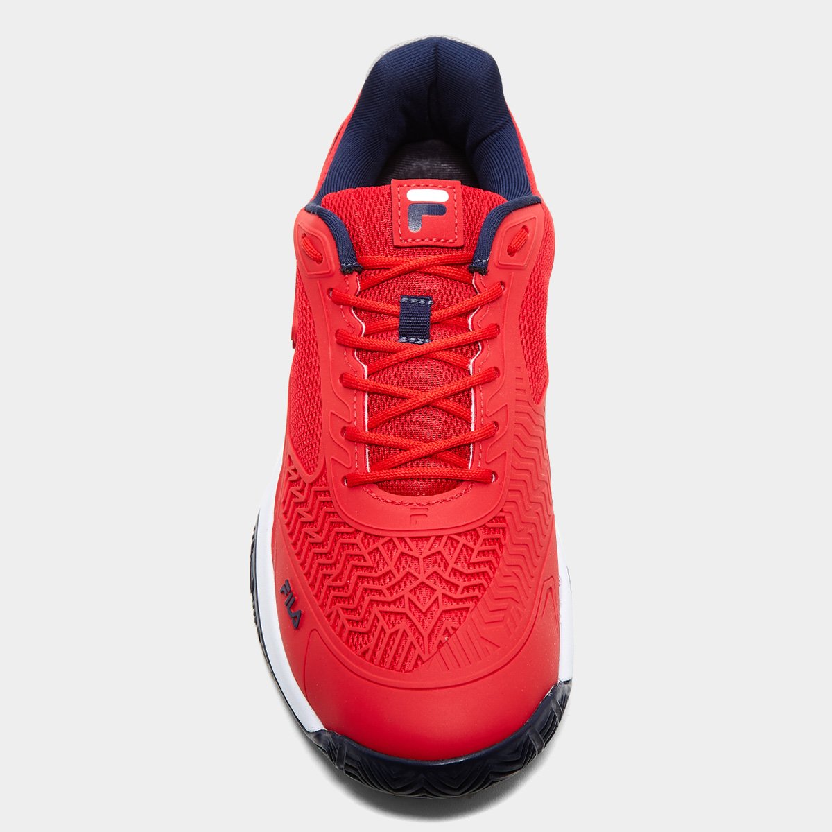 Miniatura Tênis Fila Acer Masculino Vermelho+Branco - 39