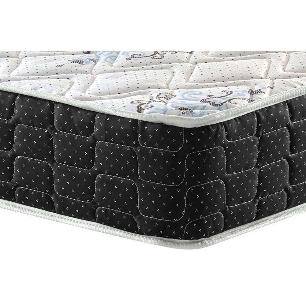 Miniatura Cama Box Baú Queen: Colchão Anatômico Anjos D28 - Ag65 Ortoline + Base Crc Suede Brown(158x198)