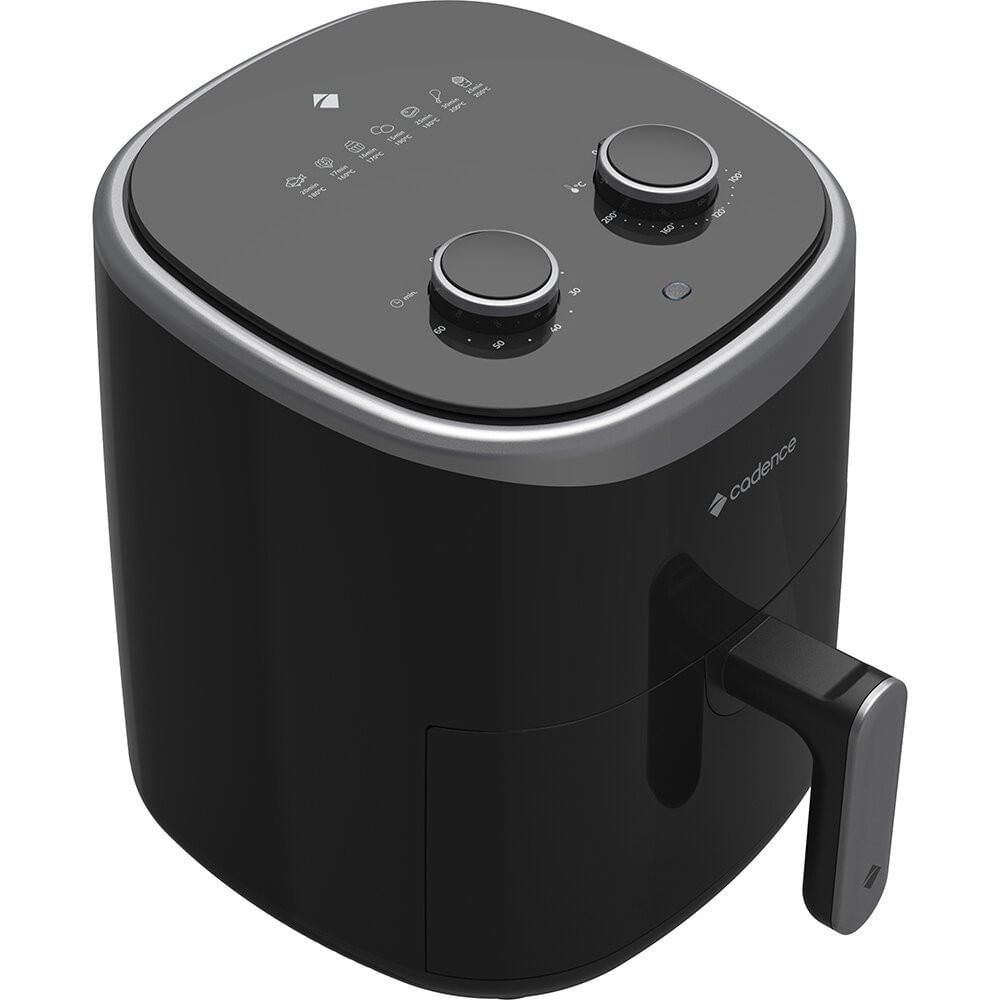 Miniatura Fritadeira Air Fryer 4,2 Litros Cadence Delicook Fryer FRT420 Preto - 110V