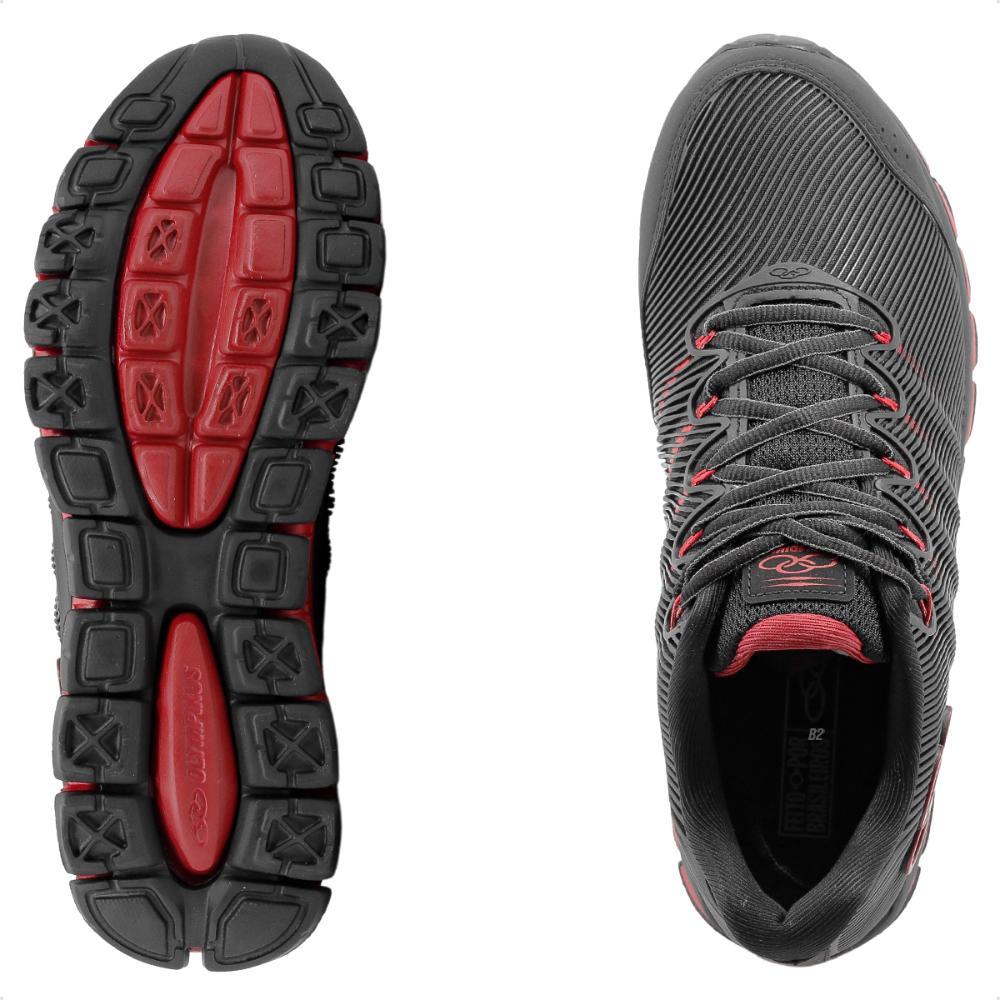 Miniatura Tenis Olympikus Dynamic Masculino Preto / Vermelho - 39