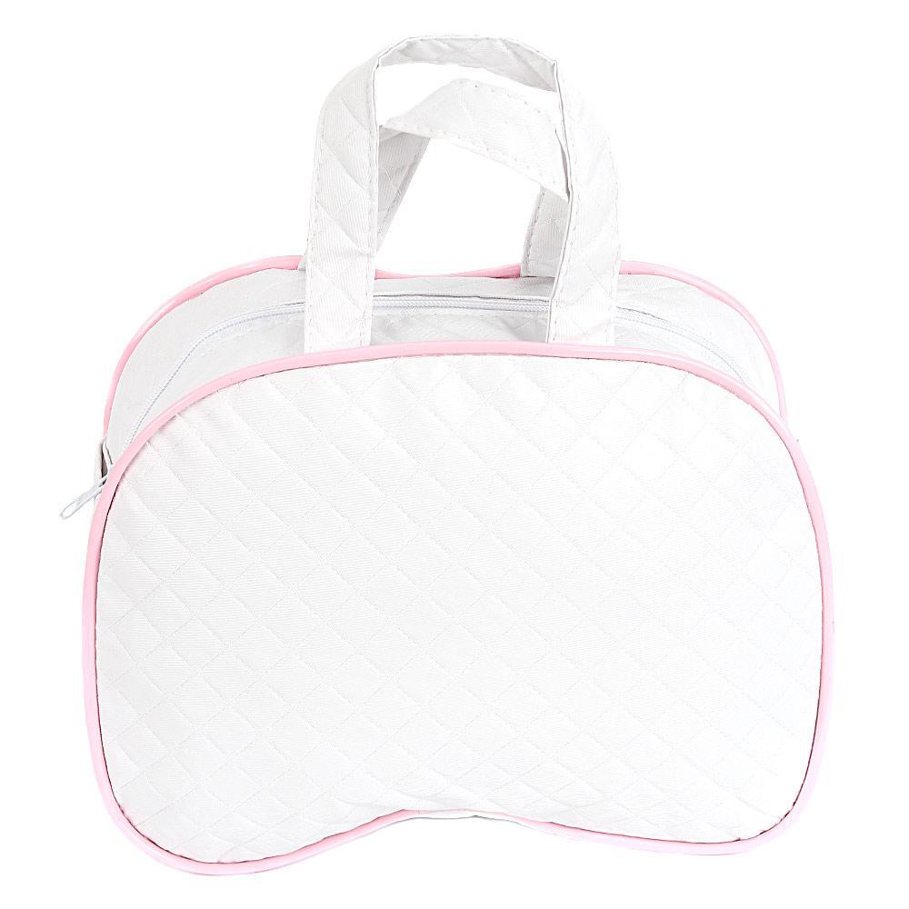 Miniatura Kit Bolsa E Enxoval Para Bebê Reborn Rosa 19 Itens