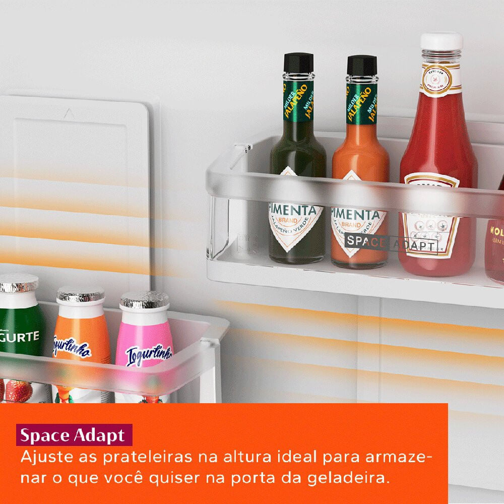 Geladeira Brastemp Frost Free Duplex 463 Litros Black Inox Fresh Box - BRM55FE Preto - 110V