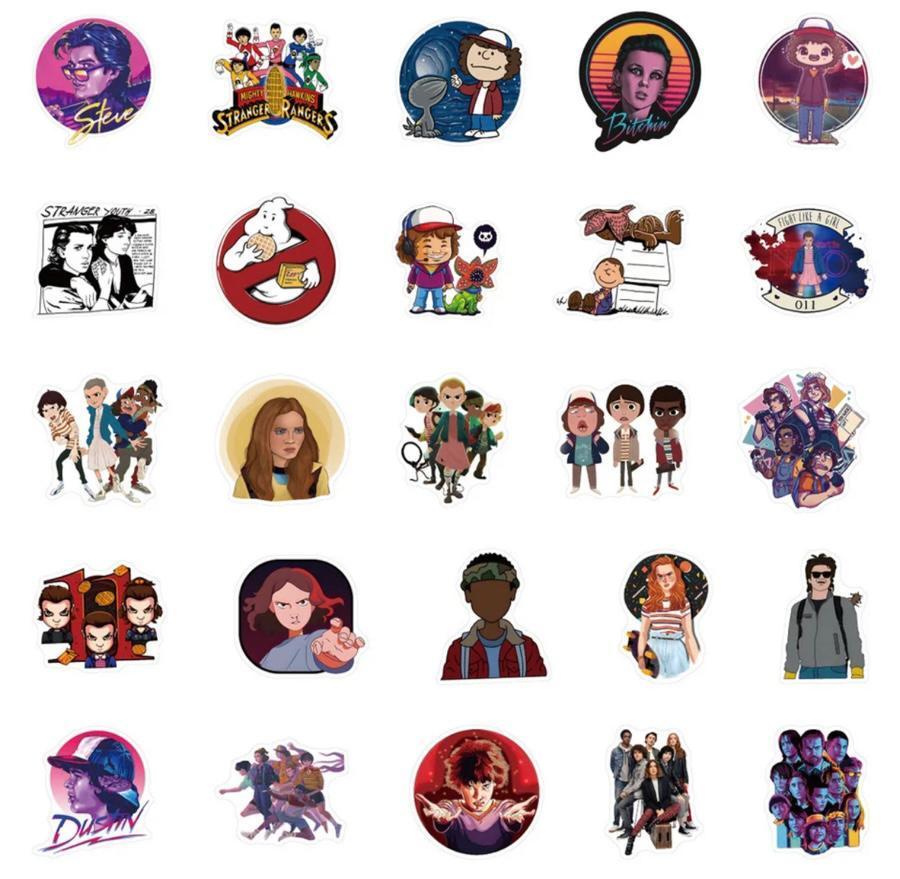 Adesivos A Prova Dágua Caderno Celular Stranger Things New