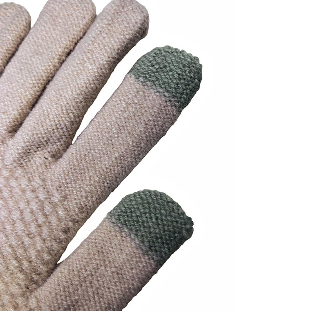 Touca Pompom Inverno E Luva Frio Tricô Touch Screen