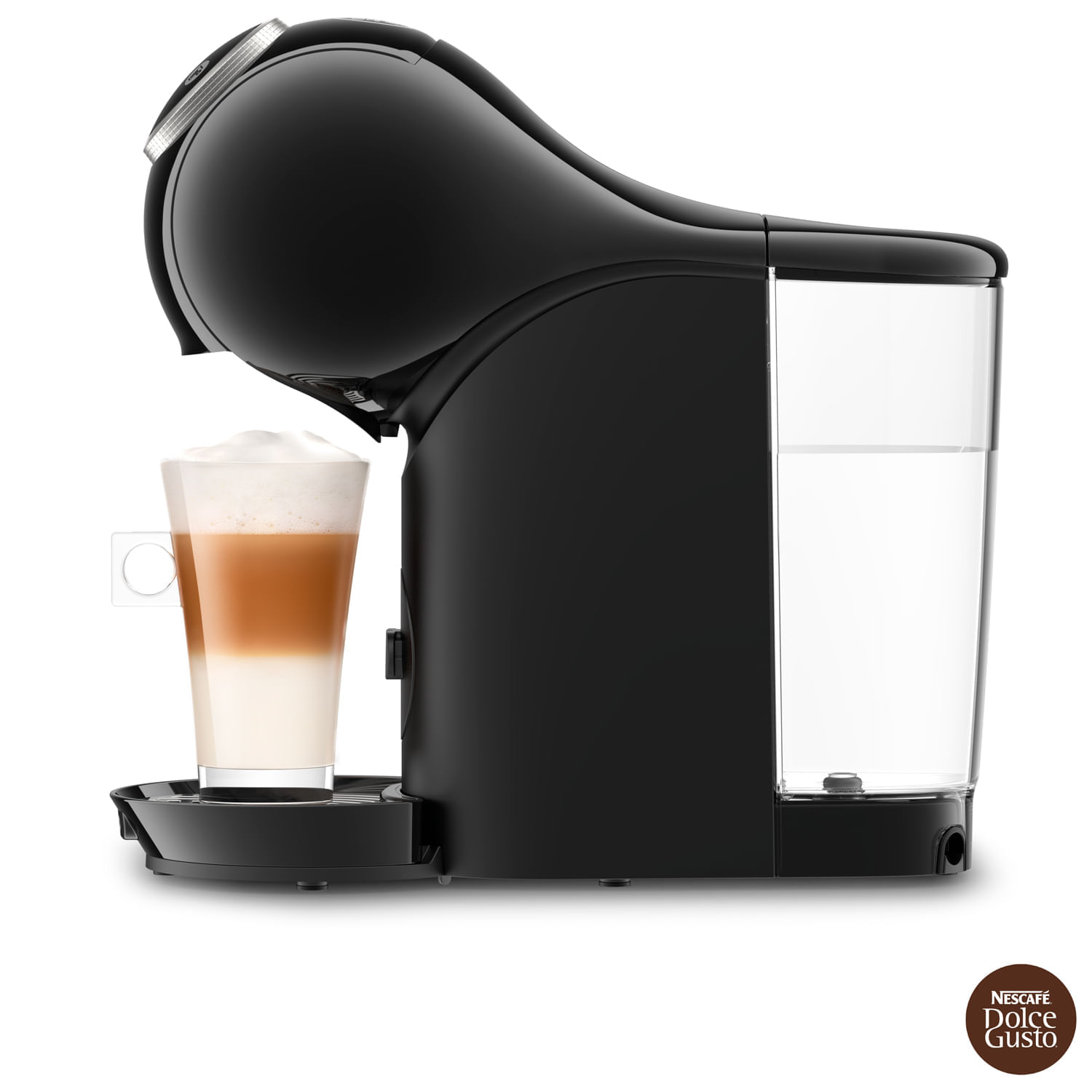 Miniatura Cafeteira Arno Dolce Gusto® Genio S Plus Preta para Café Espresso - DGS2 110