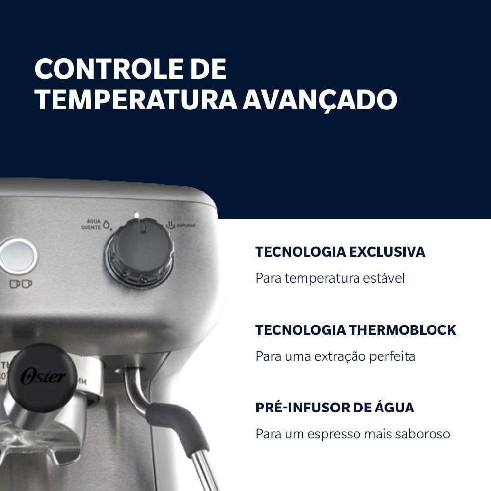 Miniatura Cafeteira Espresso Oster Xpert Perfect Brew 220V