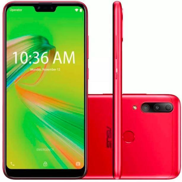 Miniatura Smartphone Asus Zenfone Shot Plus Snapdragon 128Gb Vermelho