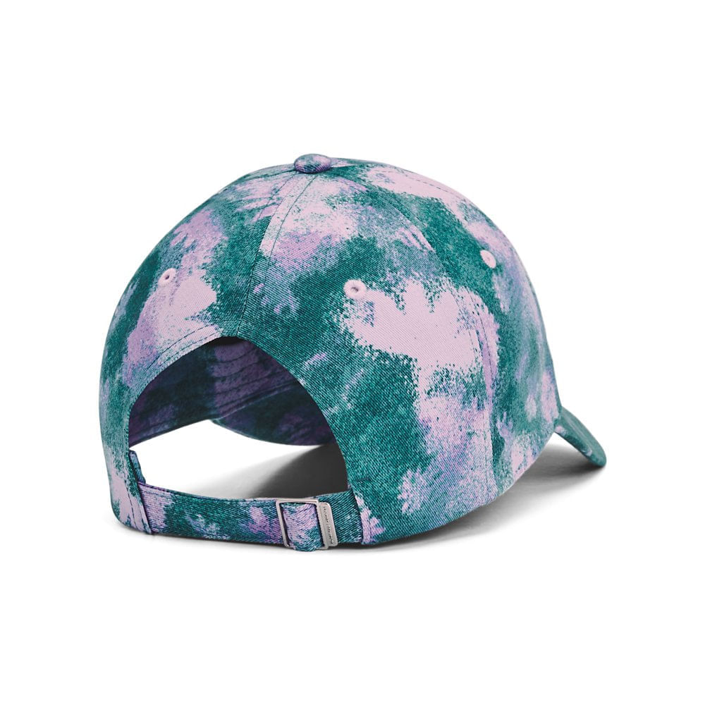 Miniatura Boné Feminino Under Armour Printed Adjustable Azul