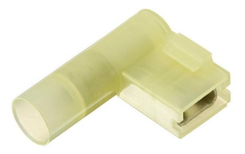 50Un Kit Terminal Elétrico Bandeira Fêmea Isolado 0,5 A 6Mm