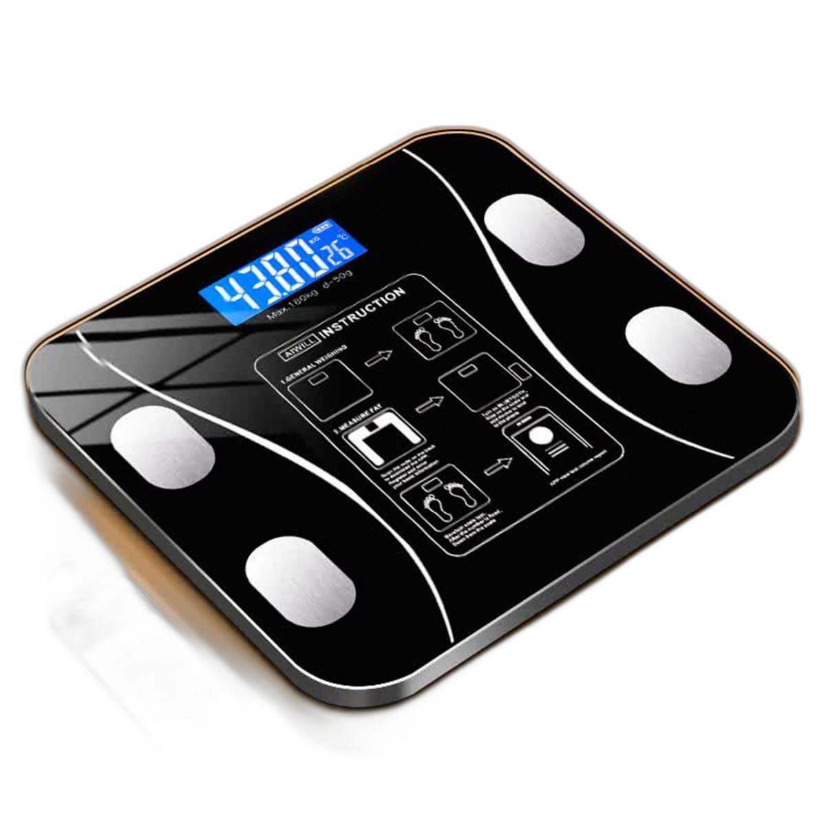 Balança Bioimpedância Profissional Corporal App Bluetooth