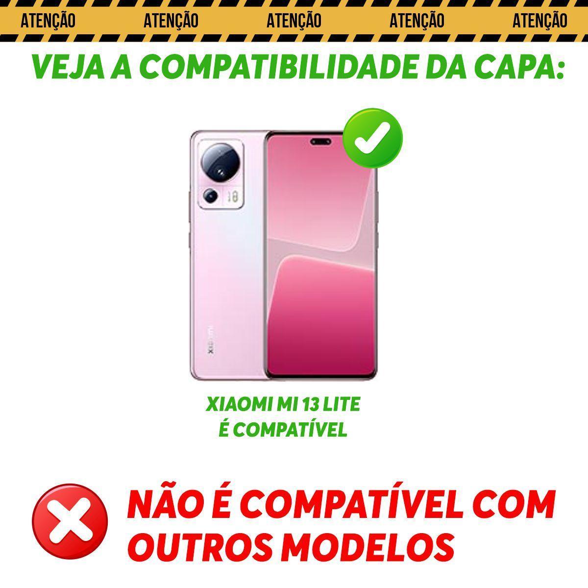 Miniatura Capa Capinha Case Para Xiaomi Mi 13 Lite - Protetora Militar