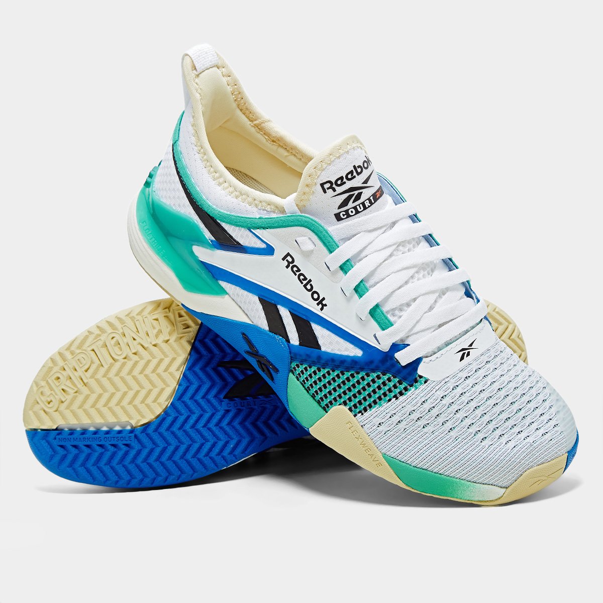 Miniatura Tênis Reebok Nano Court Feminino Branco+Azul - 34