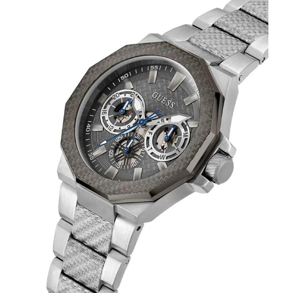 Miniatura Relógio Guess Masculino Multifunção GW0636G1 Prata