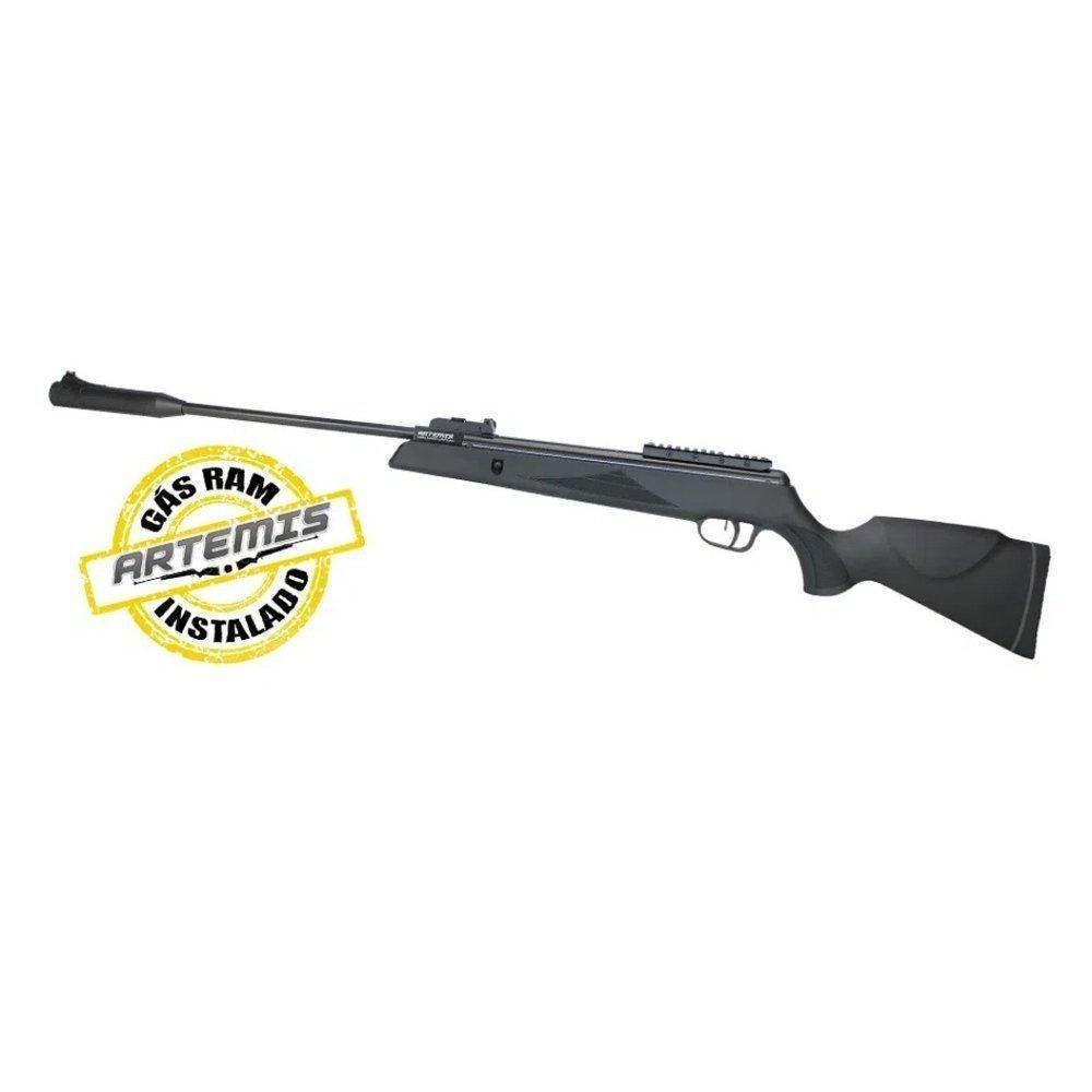 Miniatura Carabina Pressão Black Hawk Gr 70kg 5.5 Artemis Kit Pro