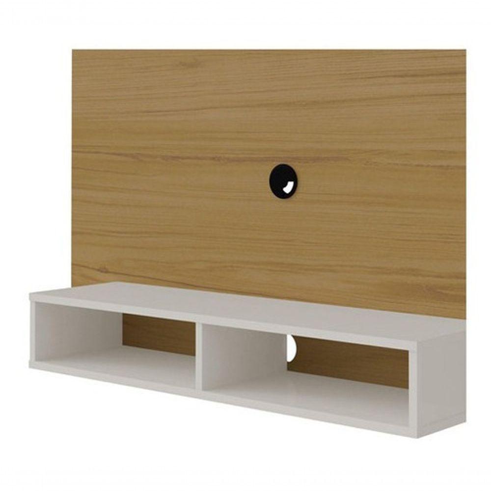 Miniatura Painel Para Tv Até 42 Artely Flash Cor Freijo Com Off White