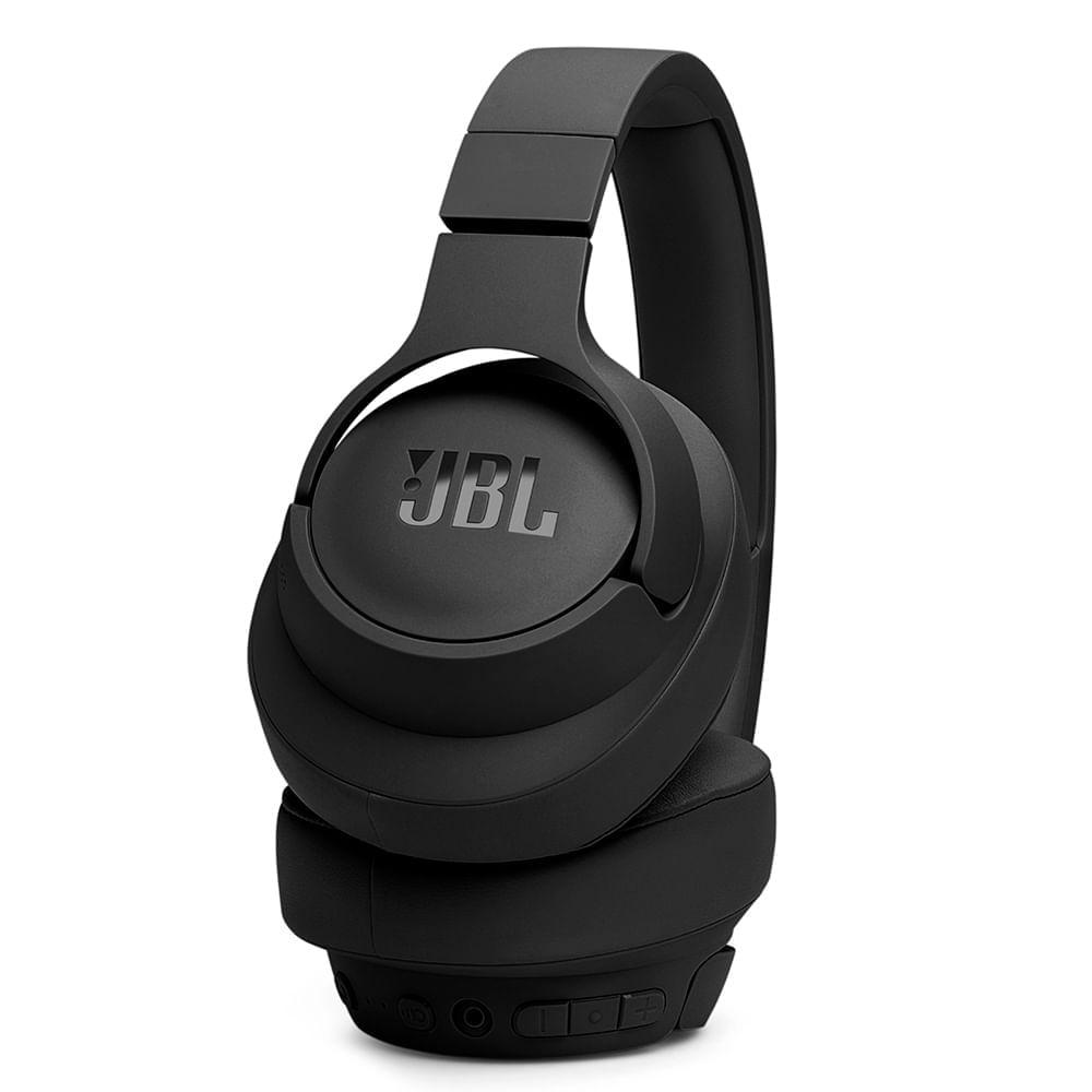 Miniatura Fone de Ouvido Bluethooth JBL Tune 770 NC Headphone Preto com Cancelamento de Ruídos Adaptativo