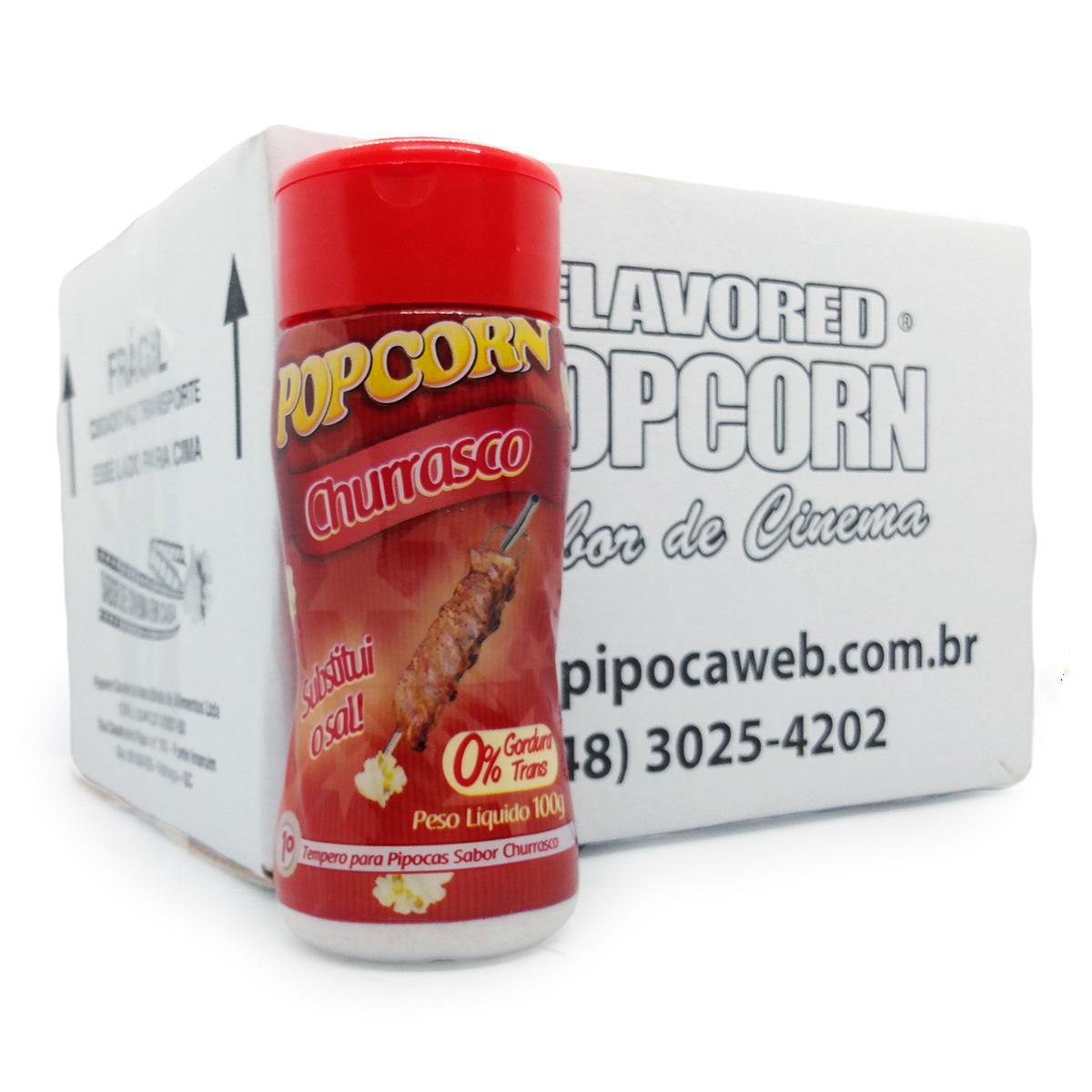 Miniatura Temperos Para Pipoca Cx 24 Un - Cheddar E Churrasco