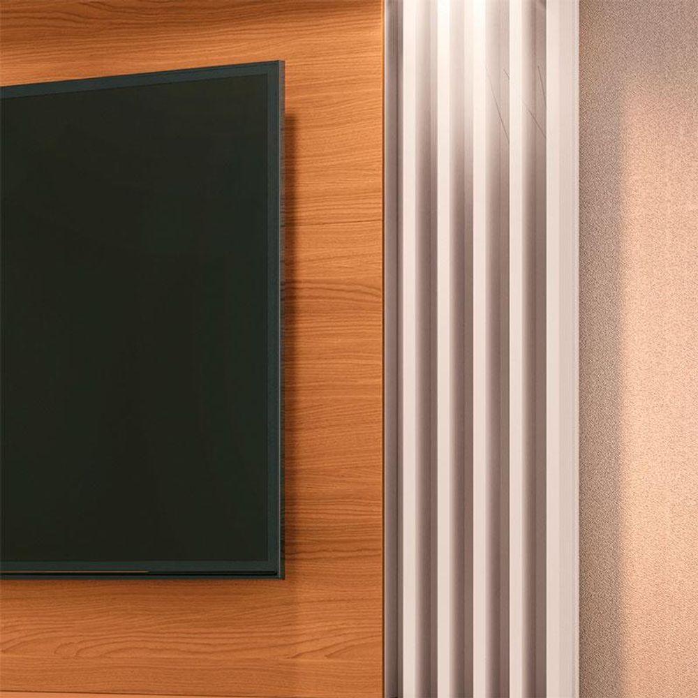 Miniatura Painel Para Tv Home Suspenso Brasil Cinamomo Off White - Hb Móveis