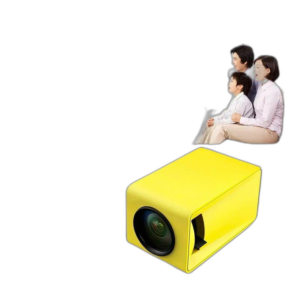 Miniatura Projetor De Imagens Hd Mini Leve Compacto 600Lm Portatil
