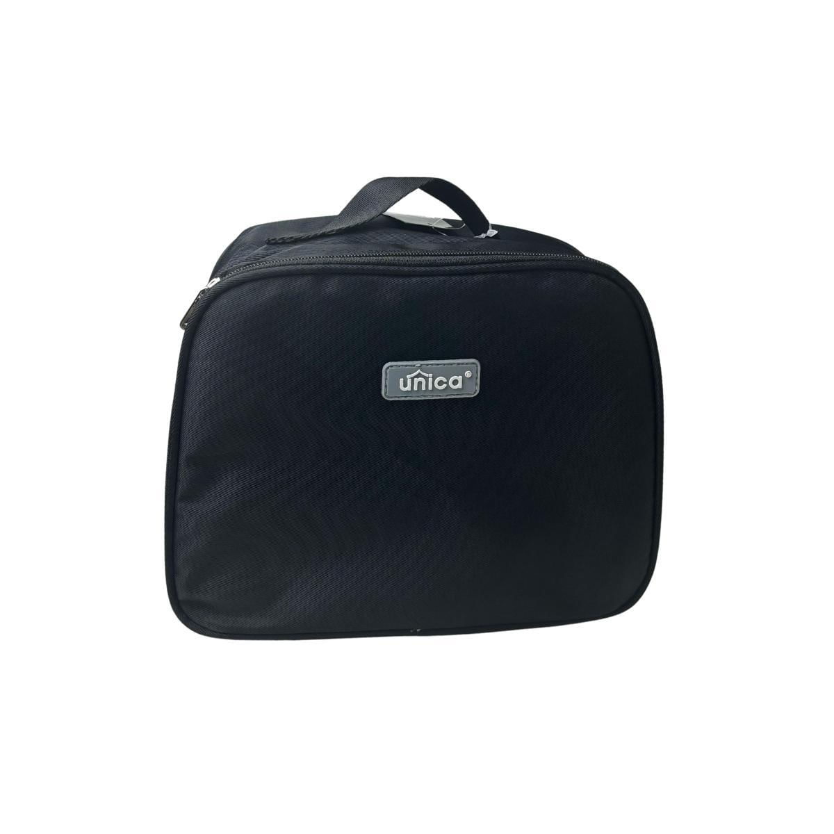 Miniatura Bolsa Lancheira Porta Marmita Térmica Alça Removível - Preto