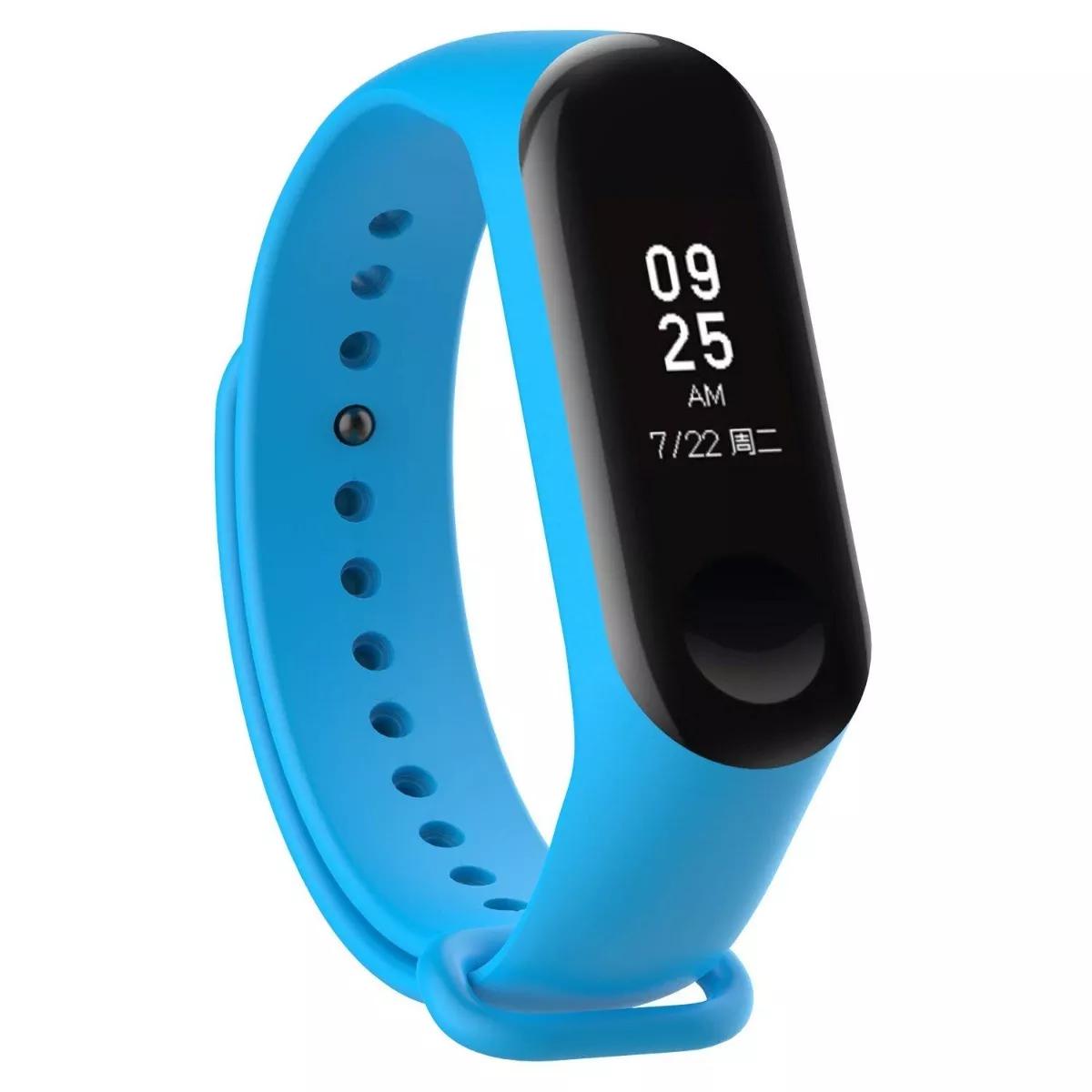 Miniatura Pulseira Extra Mi Band 2 Azul Claro