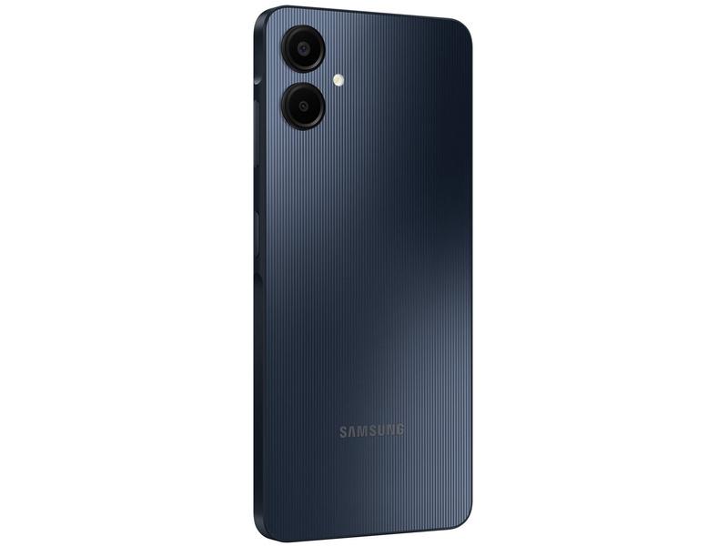 Smartphone Samsung Galaxy A06 128GB 4GB RAM Azul Escuro 6,7" Câm. Dupla + Selfie 8MP