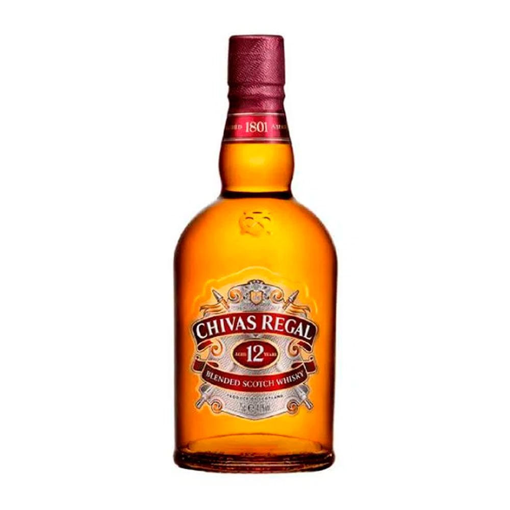 Miniatura Whisky Escocês Chivas Regal 12 anos 750ml Caixa com 12 unidades