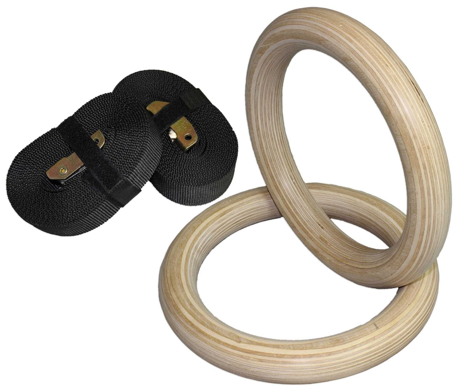 Miniatura Argola Olimpica Crossfit Suspensão Madeira Par Odin Fit