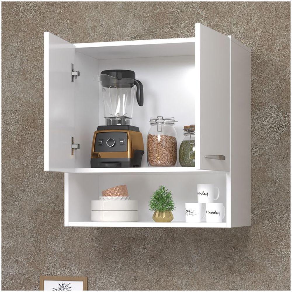 Armário De Cozinha 60cm Suspenso Aéreo + Porta