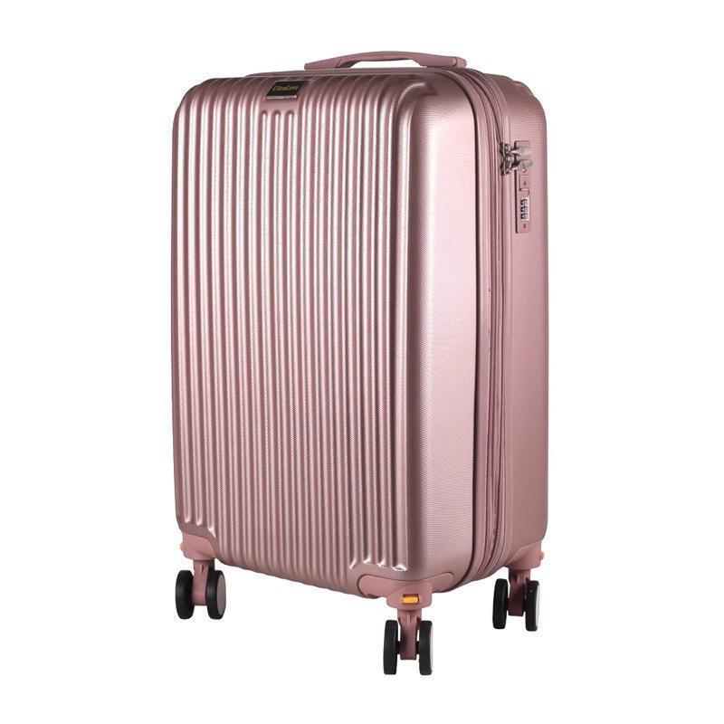 Miniatura Mala De Bordo 10Kg Expansível Abs Rose Style Ultra Leve