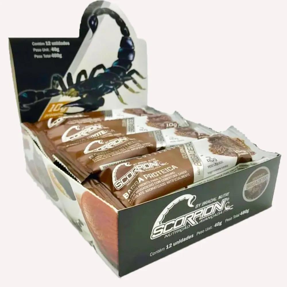 Miniatura Protein Bar Gourmet, 10G Proteína, Caixa 12 Un - Scorpion