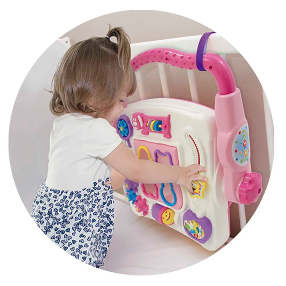 Brinquedo Andador 4 em 1 Maral Rosa