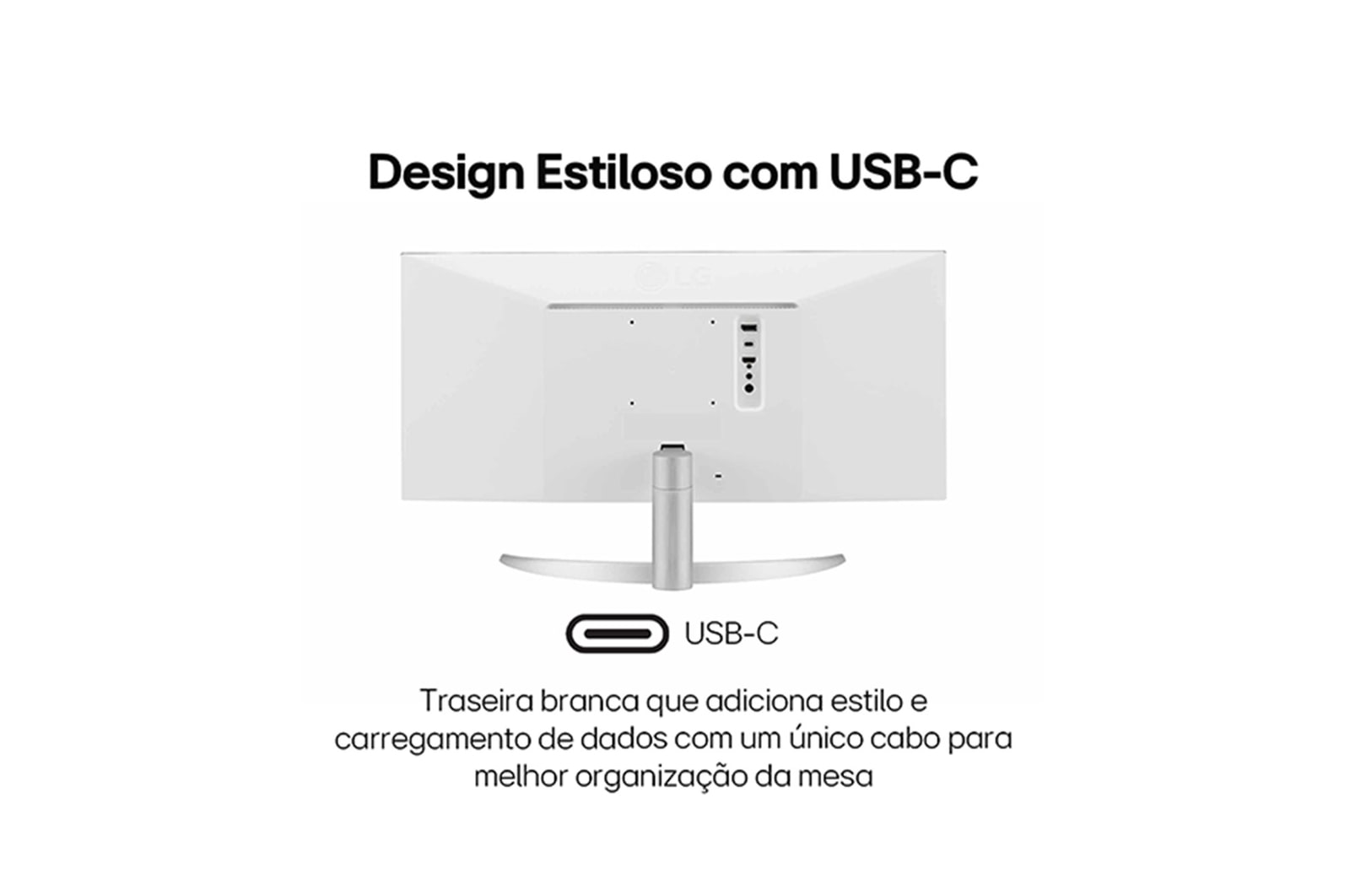 Miniatura Monitor LG UltraWide™️ 29WQ600B-W Tela IPS de 29", 21:9, USB-C, 7Wx2 MaxxAudio®, 1ms (MBR), 100Hz, AMD FreeSync™, sRGB 99%, HDR10