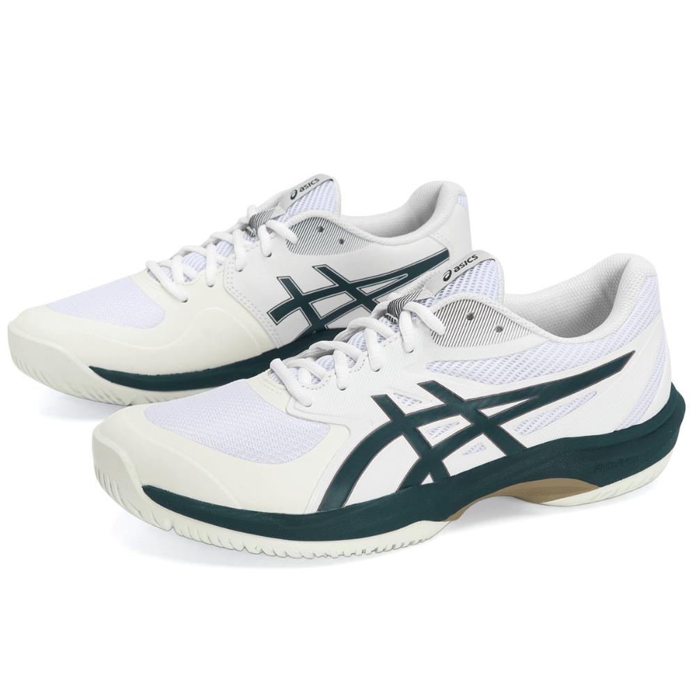 Miniatura Tênis Asics Game FF - All Court - Branco e Verde 40